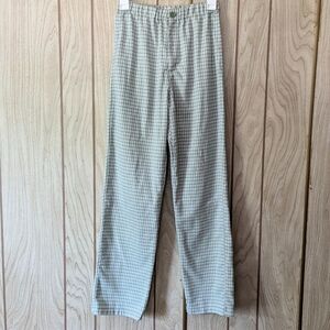 John Galt Green Gingham Trousers